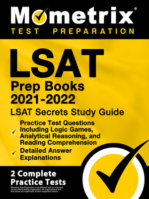 cover image of LSAT Prep Books 2021-2022